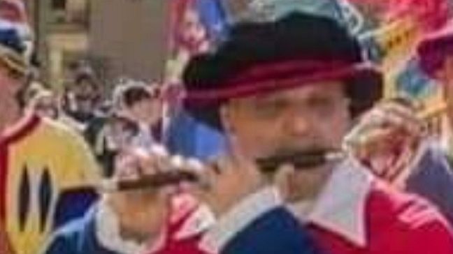 Musici Corteo storico: addio al piffero Tiziano Chiapponi 