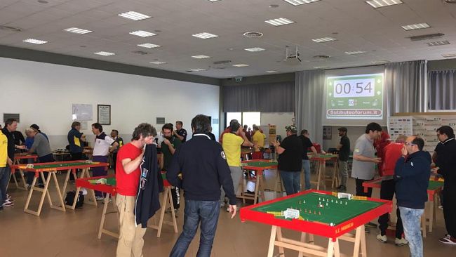 Grande Subbuteo a Bagno a Ripoli, i campioni del Club Villains