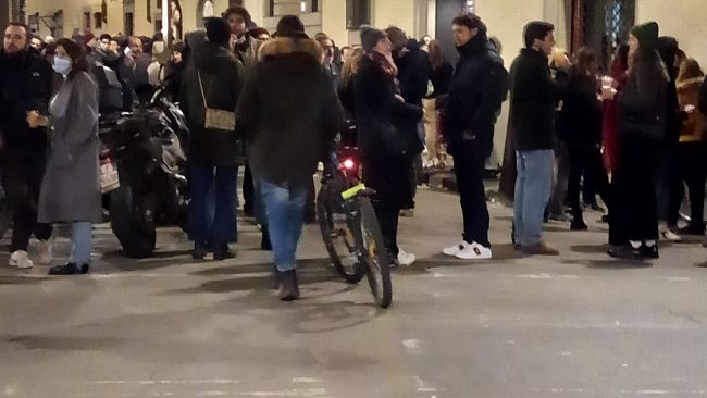 Covid-19: preoccupa la movida a Firenze e in altre città toscane