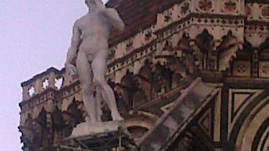 Le immagini del David sopra il Duomo di Firenze, Santa Maria del Fiore