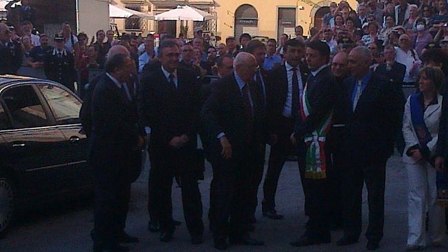 Giogio Napolitano omaggia la cultura fiorentina