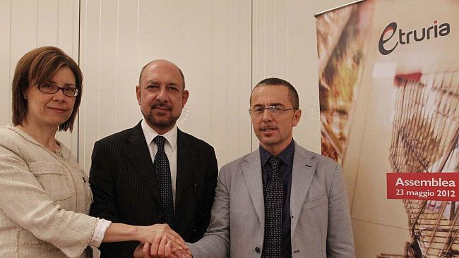 Cooperativa Etruria: approvato il bilancio 2011, sfiorati 185 milioni