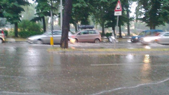 Nubifragio su Firenze