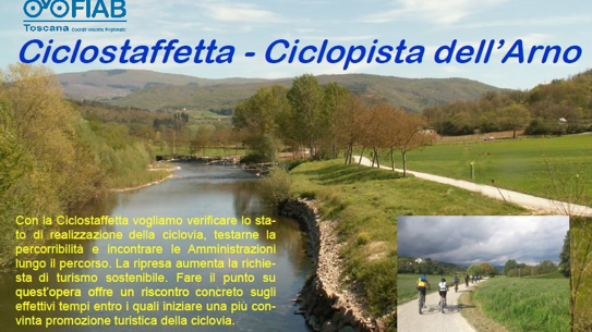 Domenica 26 Ciclostaffetta dell’Arno