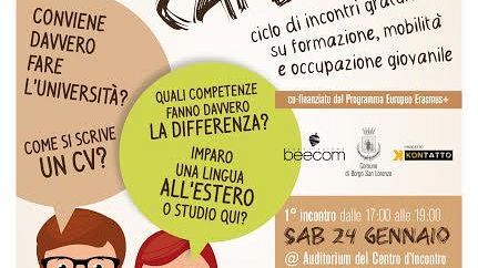 Parte Job Cafè, ciclo di incontri per ragazze e ragazzi 