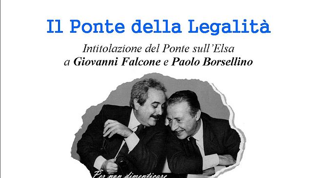 Castelfiorentino: un ponte dedicato a Falcone e Borsellino