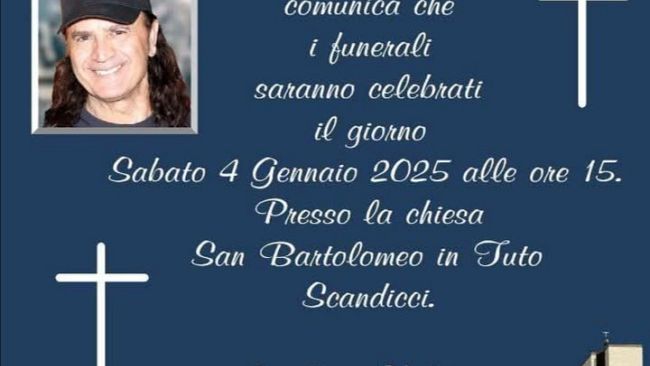 I funerali di Gheri Guido sabato 4 gennaio 