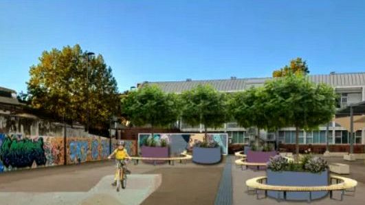 Più verde, ombra e spazio allo sport: la nuova piazza Nannotti