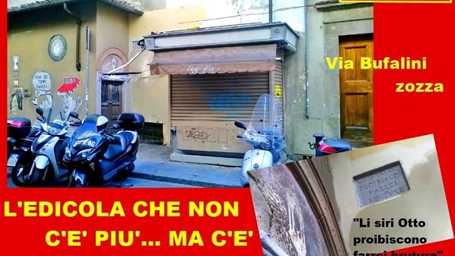 Brutture di Firenze: rimosso il rudere, da pisciatoio a scorcio storico