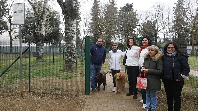 Nuova area cani nel giardino Niccolò Galli 