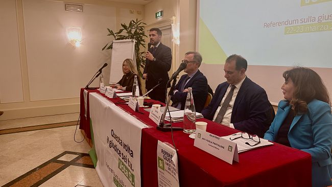 Referendum sulla giustizia: ieri incontro del Comitato per il Sì