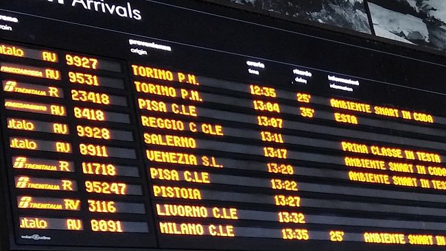 Guasto a un treno, ritardi sulla tratta Alta Velocità 