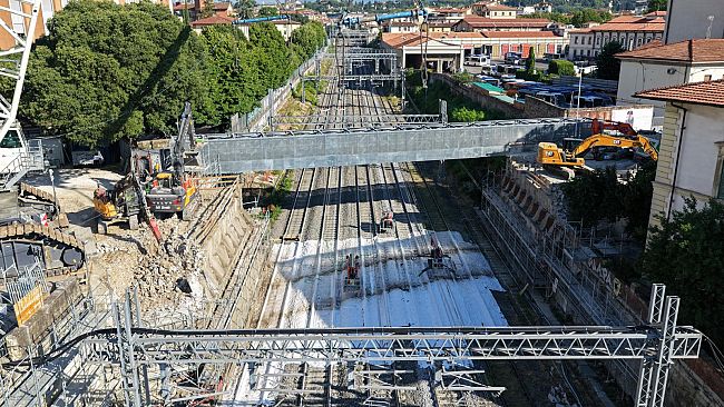 Ponte al Pino: Firenze attende la posa del nuovo cavalcaferrovia