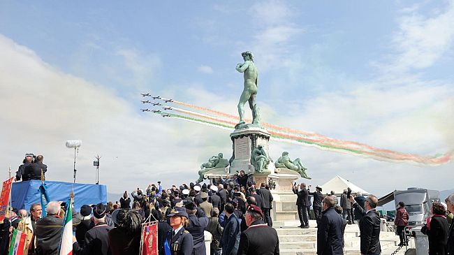 Stamani a Firenze il 1° giuramento degli allievi della scuola Douhet