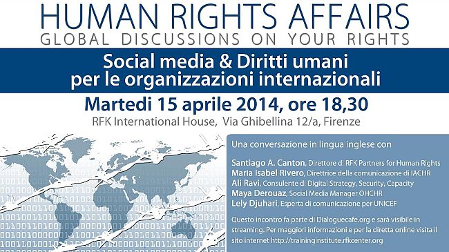 Social Media e Diritti umani per le organizzazioni internazionali