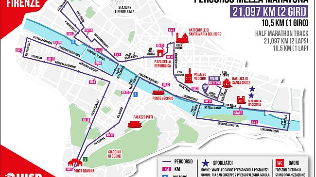 Half Marathon Firenze 2024, tutte le info
