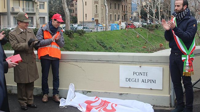 Agli Alpini il ponte sul Mugnone