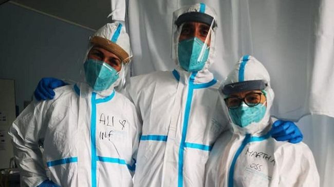Da un malato di Covid grazie di cuore agli operatori sanitari: le foto