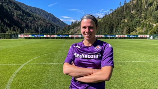 L'americana Jenna Menta alla Fiorentina 