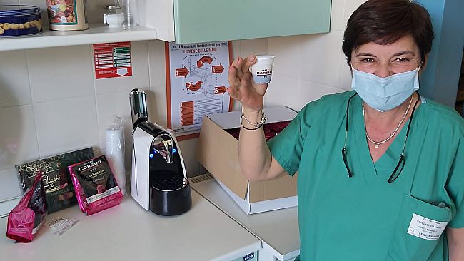 Caffè Corsini dona i suoi prodotti a 10 ospedali della Toscana