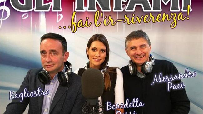 Gli Infami: Paci, Kagliostro e Benedetta Rossi su Radio Fiesole