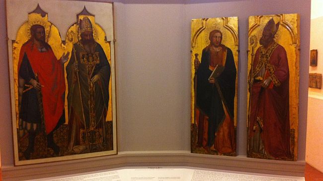 Arrivato al Museo Bandini un polittico di Lorenzo de' Bicci