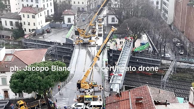 Ponte al Pino oggi, la nuova struttura prende forma 