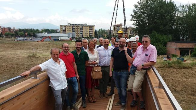 Nuova Passerella al Vingone, sarà illuminata a Led