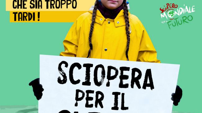 Sciopero per il clima: domani corteo in centro