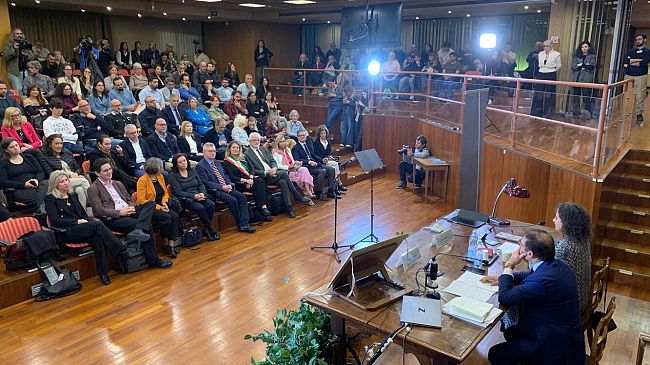 Al prof. Alessandro Barbero il diploma dell'Archivio di Stato