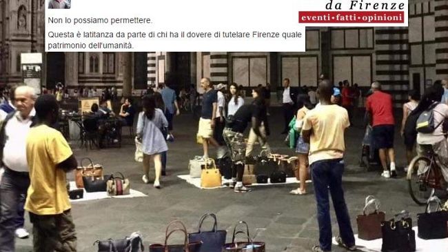 Abusivi in Centro Storico a Firenze: un caso ancora aperto