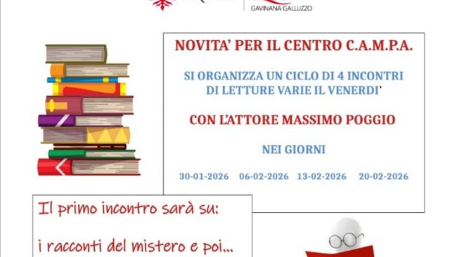 Galluzzo, ciclo di letture con l'attore Massimo Poggio