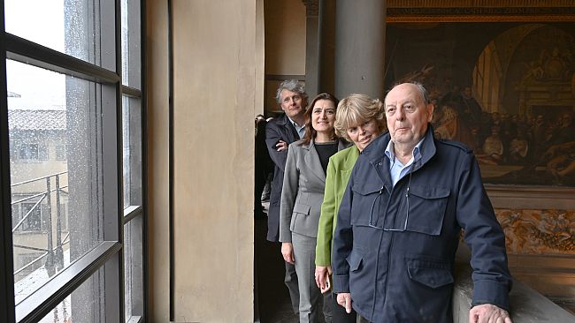 Nuovi finestroni antincendio in Palazzo Vecchio 