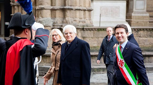 Il Presidente Sergio Mattarella a Firenze: le foto della visita