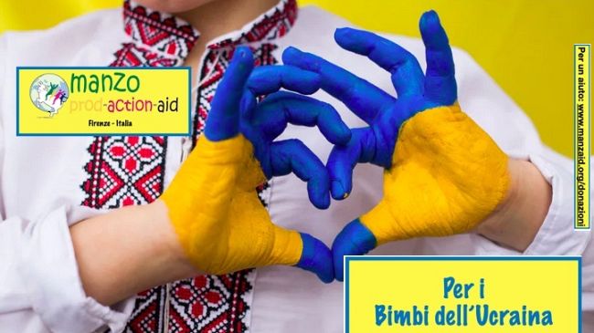 'Manzo', un aiuto con il cuore ai piccoli dell'Ucraina