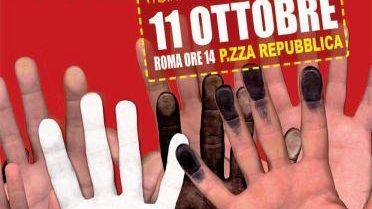 Firenze: avvisi contro la riforma del ministro Gelmini dettati ai bambini di una classe di scuola elementare