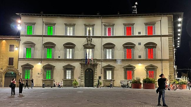 Il Palazzo della Regione è tricolore: omaggio agli azzurri