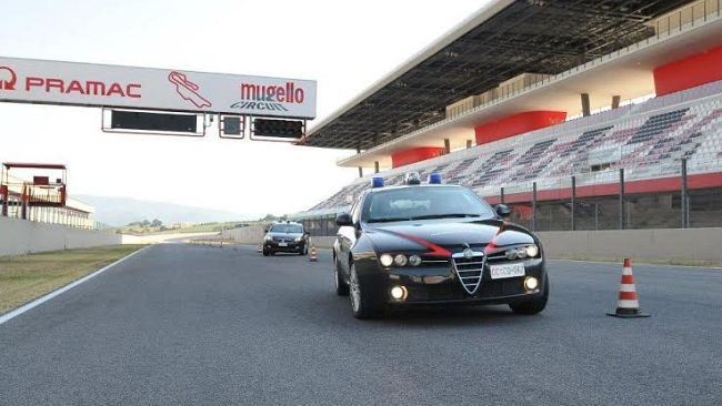 Autodromo del Mugello: guida veloce per l'Arma dei Carabinieri