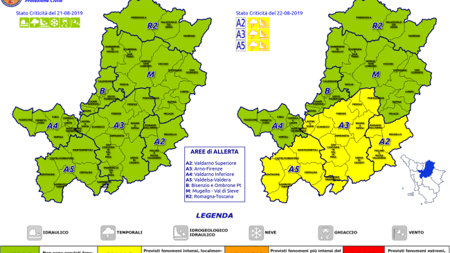 Meteo: in arrivo temporali sulla città