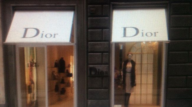 L'inaugurazione della boutique Dior