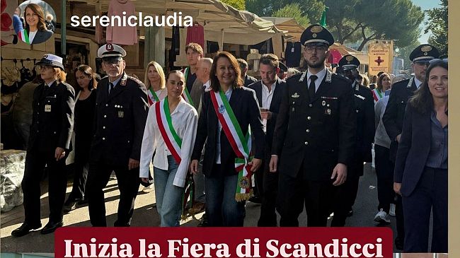 Scandicci, è qui la festa: inaugurata la Fiera 2026