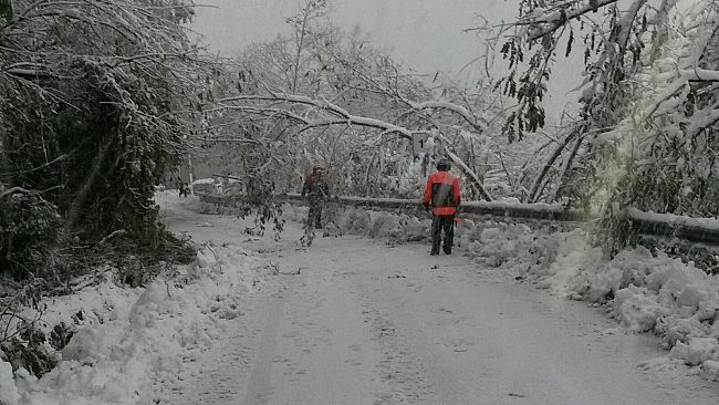 Neve in Toscana: bastano poche ore per una situazione di pericolo