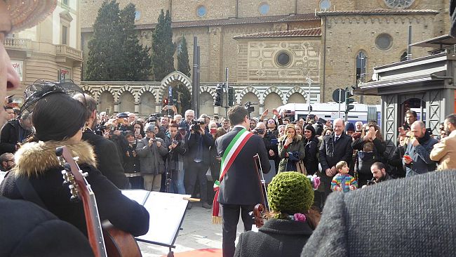 Tramvia, Festa de l'Unità (d'Italia): il primo viaggio al fuso orario di Santa Maria Novella