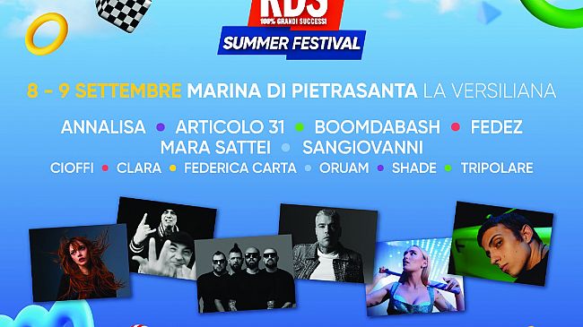 Rds Summer Festival a Marina di Pietrasanta