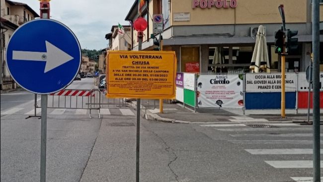 Lavori e cambio della viabilità al Galluzzo: primo giorno ok