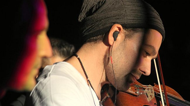 David Garrett strega il Nelson Mandela Forum