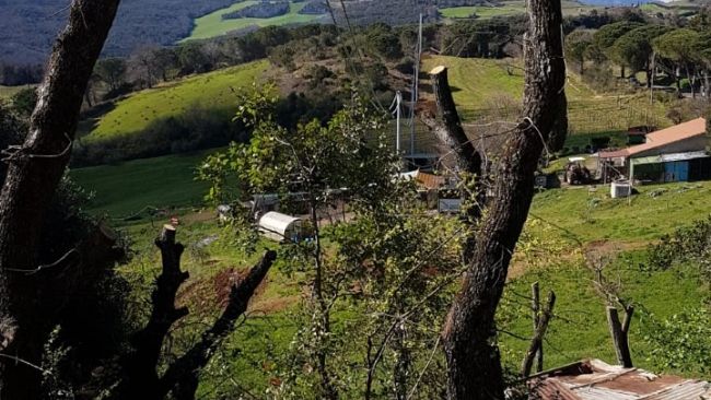 Pomarance: 1,5 km di rete elettrica di tipo elicord