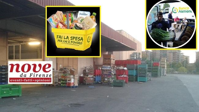 Povertà: i prodotti recuperati della Mercafir al Banco alimentare