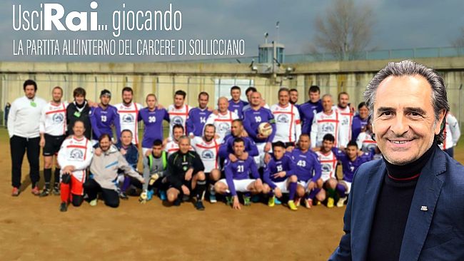 Partita di calcio dentro il carcere di Sollicciano