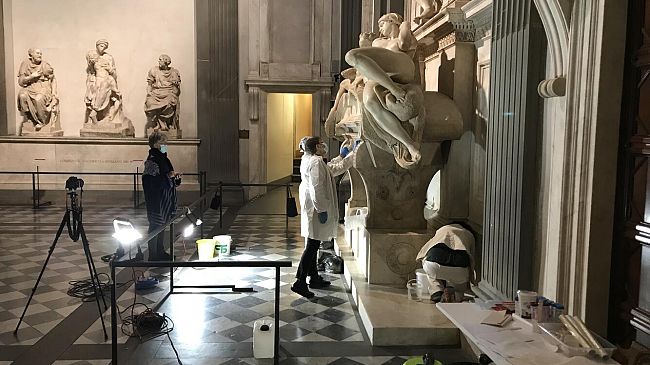Ultimato il restauro della Sagrestia Nuova di Michelangelo